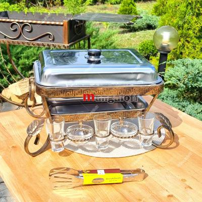 Садж " Фараон " прямоугольный с соусницами